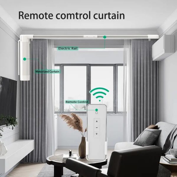 Rèm vải tự động HT02
