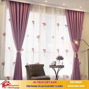 Rèm vải tự động HT04