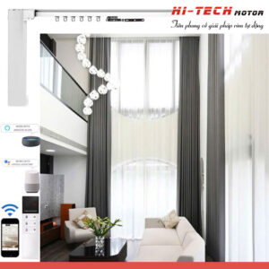 Rèm vải tự động đẹp 36 | Vải Hàn Quốc | Động cơ rèm AM5