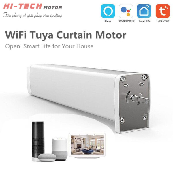 Rèm vải Nhật Bản tự động mã Vivian | Động cơ rèm MD50UQ1214-R