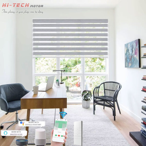 Rèm cầu vồng tự động hãng Modero mã Andrea | Động Cơ Rèm Cuốn MA35 Q6028-R