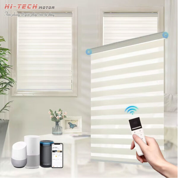 Rèm cầu vồng tự động hãng Modero mã Montana | Động Cơ Rèm Cuốn MA35 Q6028-R