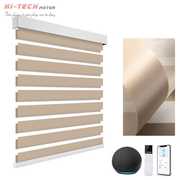 Rèm cầu vồng tự động hãng Modero mã Victoria | Động Cơ Rèm Cuốn MA35 Q6028-W (Wifi)