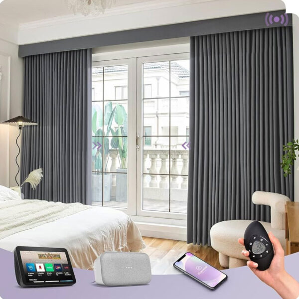 Rèm vải Nhật Bản tự động mã Plane | Động cơ rèm MD50UQ1214-R