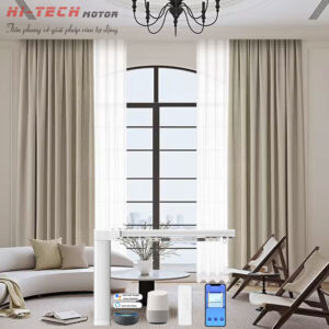 Rèm vải Nhật Bản tự động mã Arena| Động cơ rèm MD50UQ1214-W (Wifi)