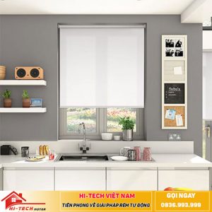 Rèm gỗ cuốn tự động RC08